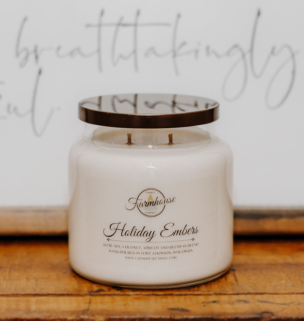 16 oz. Holiday Embers - Farmhouse Candle Company