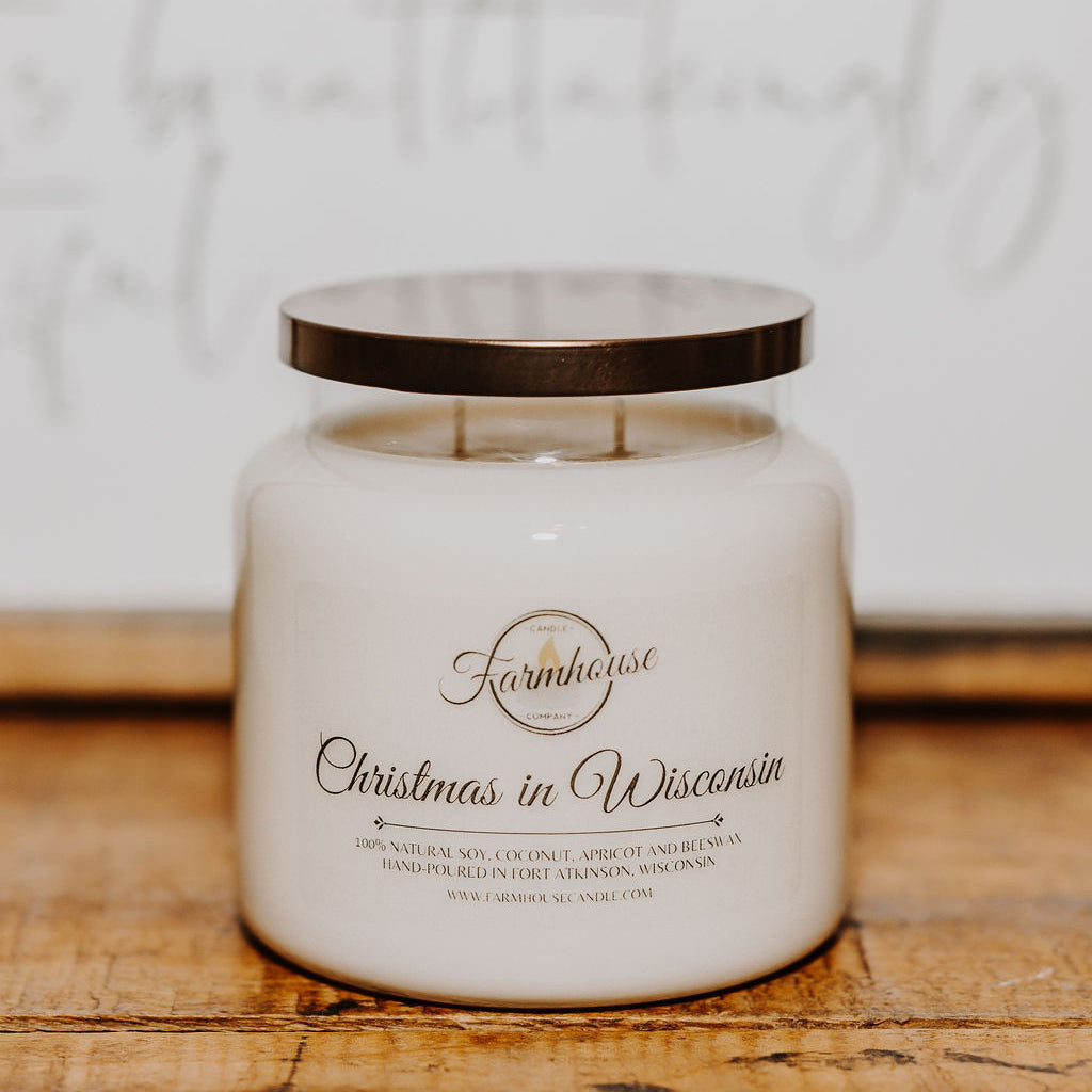 16 oz. Christmas in Wisconsin | FARMHOUSE CANDLE COMPANY