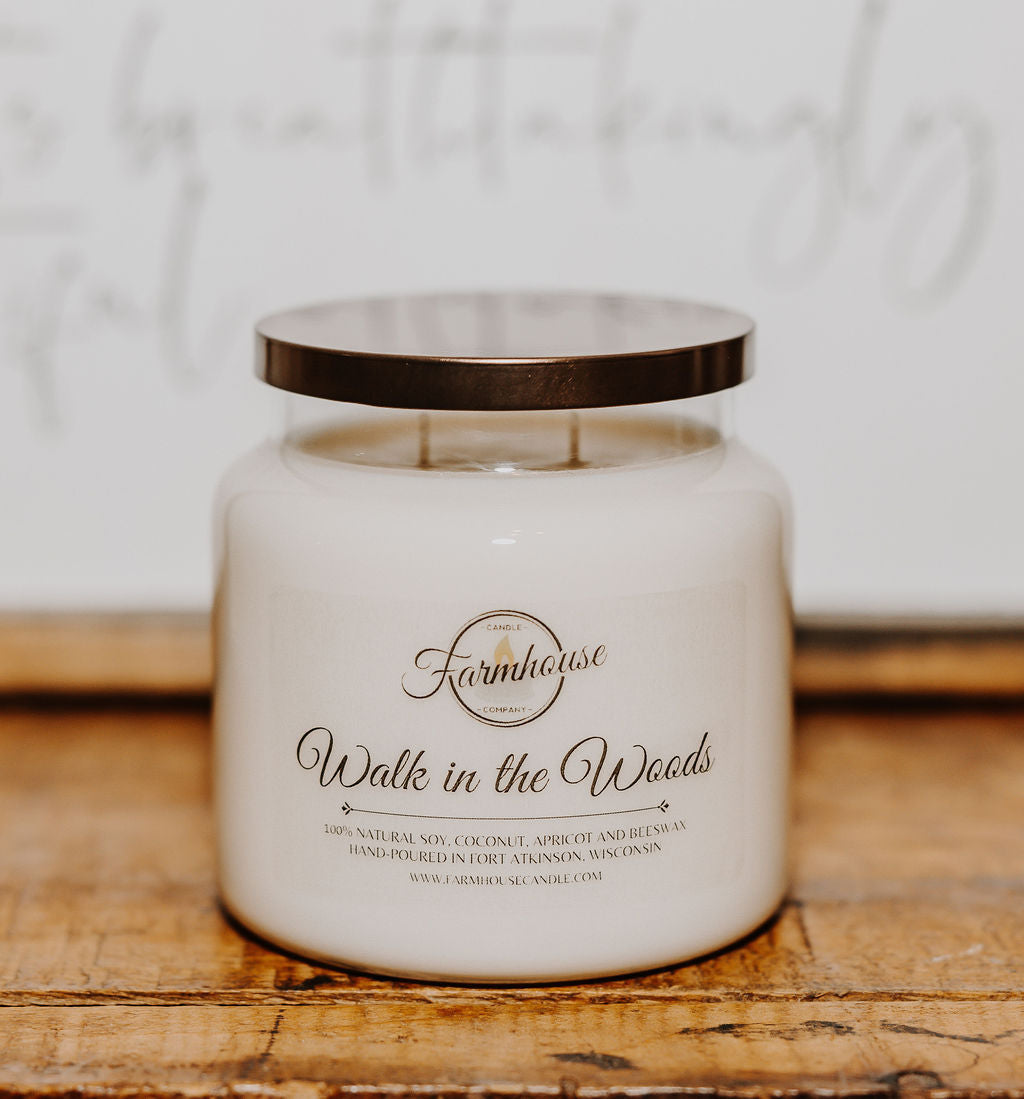 16 oz. Walk in the Woods Candle | FARMHOUSE CANDLE COMPANY