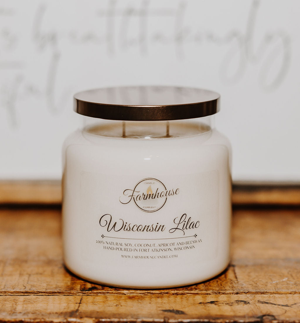 16 oz. Wisconsin Lilac Candle | FARMHOUSE CANDLE COMPANY