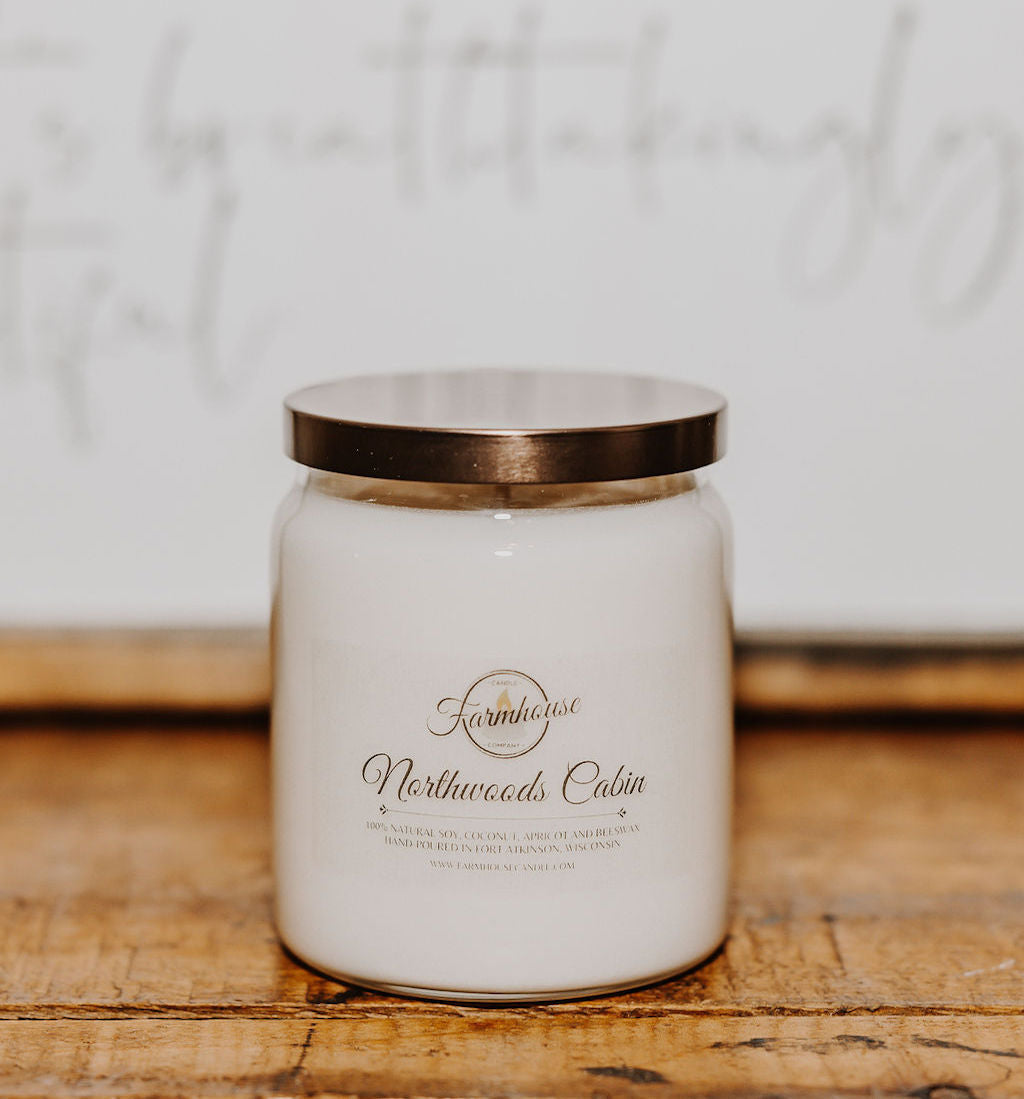 10 oz. Northwoods Cabin Candle | FARMHOUSE CANDLE COMPANY