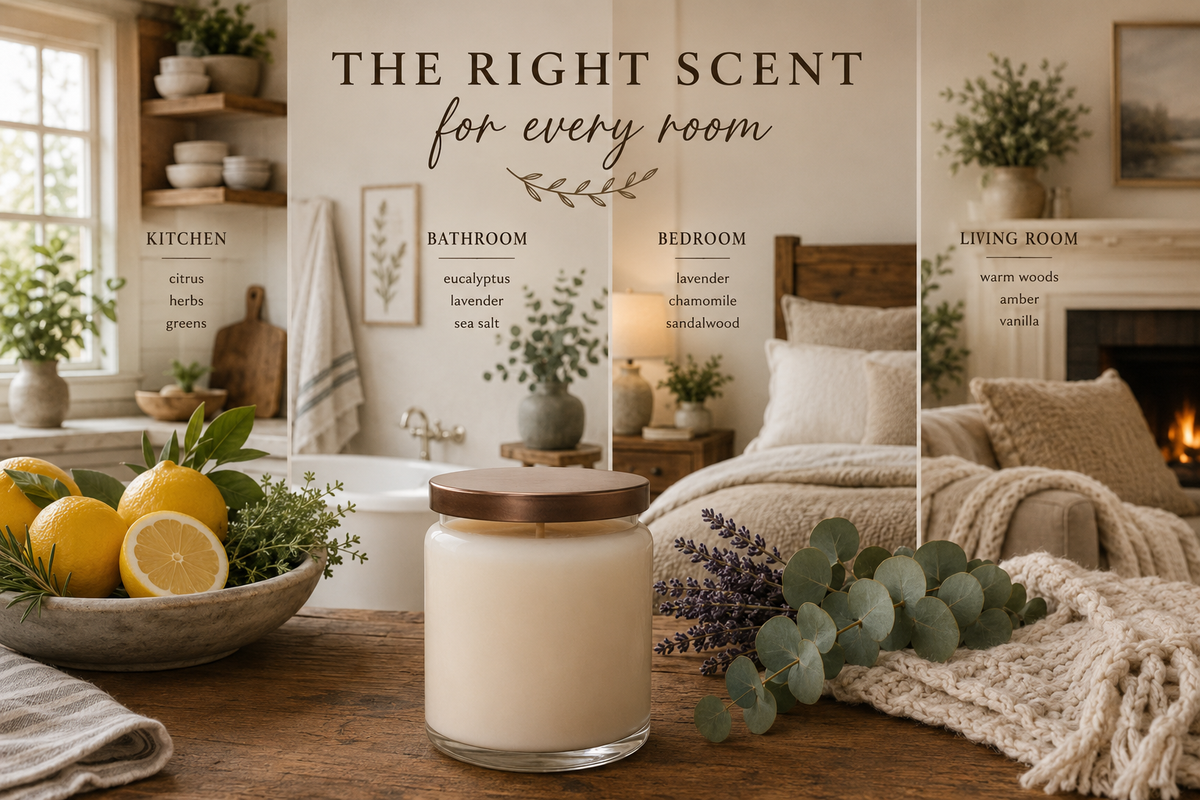 How to Choose the Right Candle Scent for Every Room