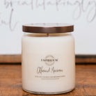 Almond Macaron hand-poured soy, coconut and beeswax candle | Farmhouse Candle Company | Wisconsin