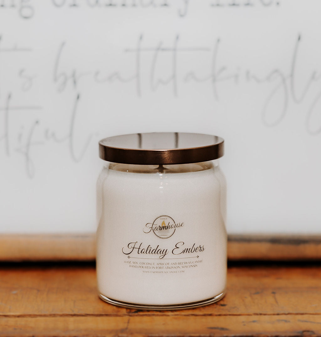 10 oz. Holiday Embers - Farmhouse Candle Company