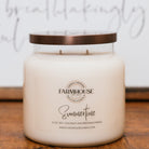 Summertime hand-poured soy, coconut and beeswax candle | Farmhouse Candle Company | Wisconsin