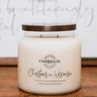 Christmas in Wisconsin hand-poured soy coconut beeswax candle | Farmhouse Candle Company | Wisconsin