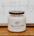 16 oz. Mango & Coconut Milk Candle - Farmhouse Candle Co