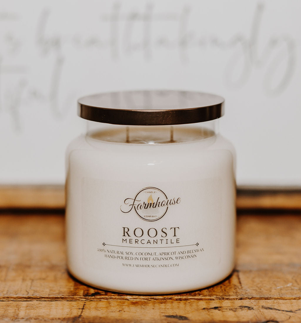 16 oz. Roost Mercantile Candle | FARMHOUSE CANDLE COMPANY