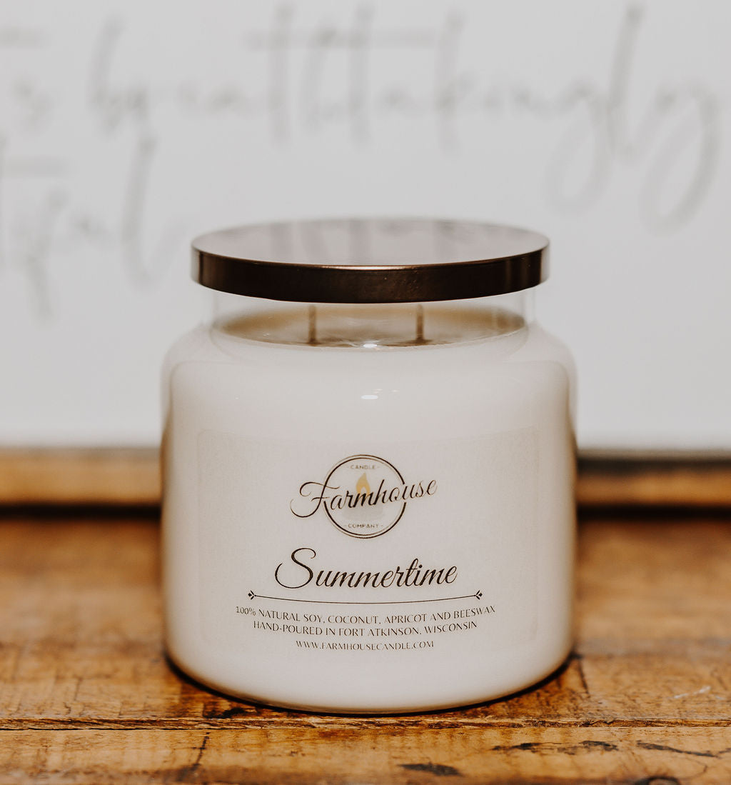 16 oz. Summertime Candle | FARMHOUSE CANDLE COMPANY