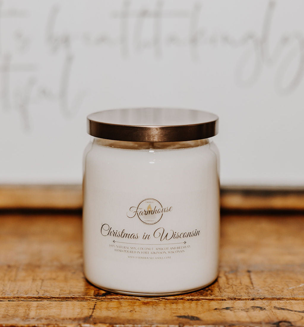 10 oz. Christmas in Wisconsin | FARMHOUSE CANDLE COMPANY
