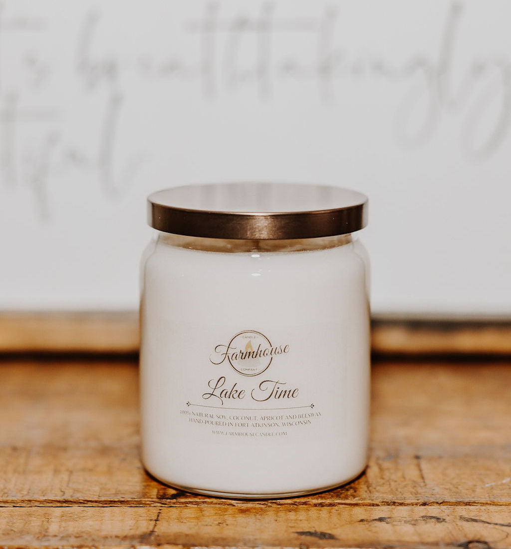 10 oz. Lake Time | FARMHOUSE CANDLE COMPANY