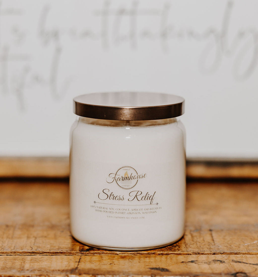 10 oz. Stress Relief Candle | FARMHOUSE CANDLE COMPANY